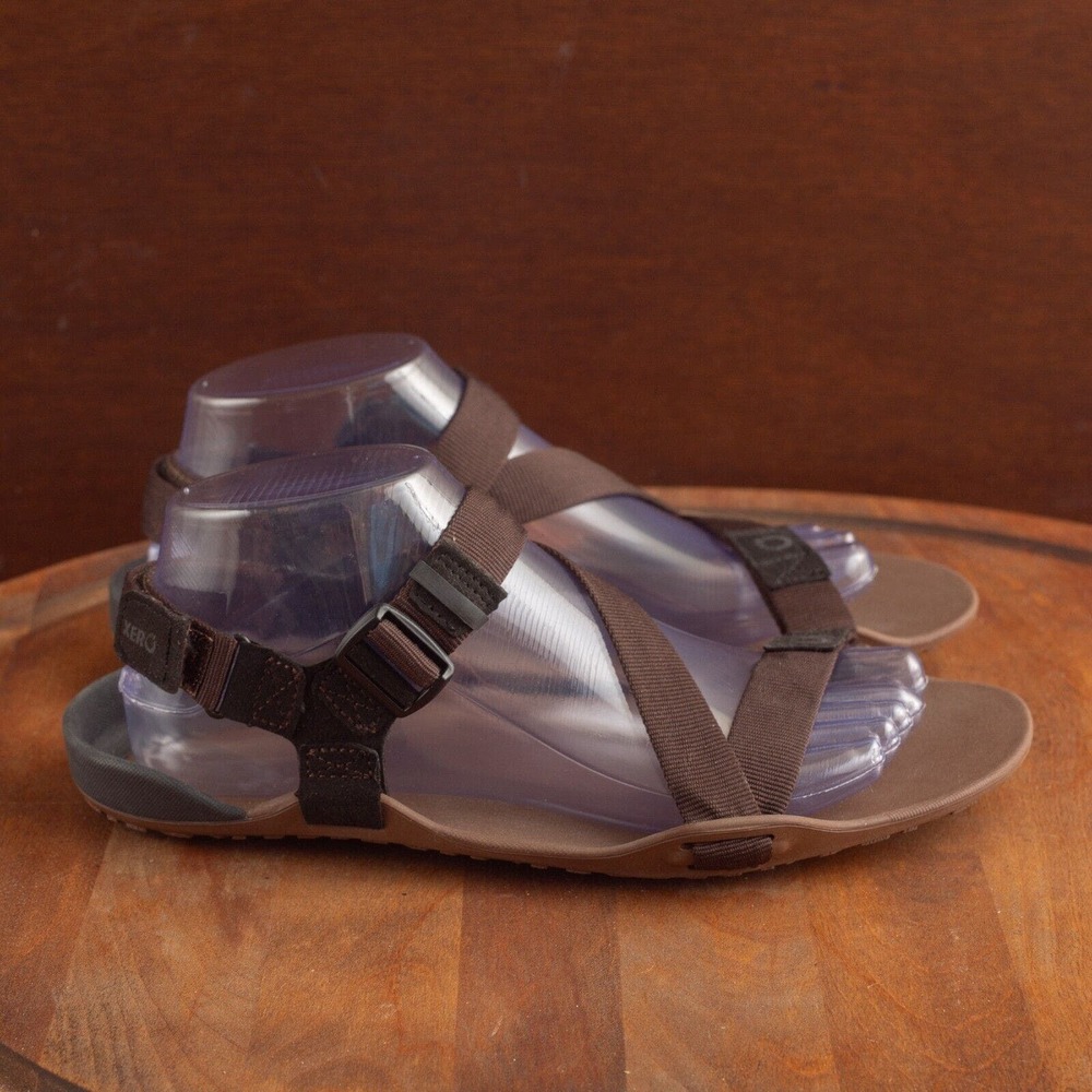 Xero Z-Trek Packable Barefoot Minimalist Hiking Sandal Shoes Mens Size 8 Brown